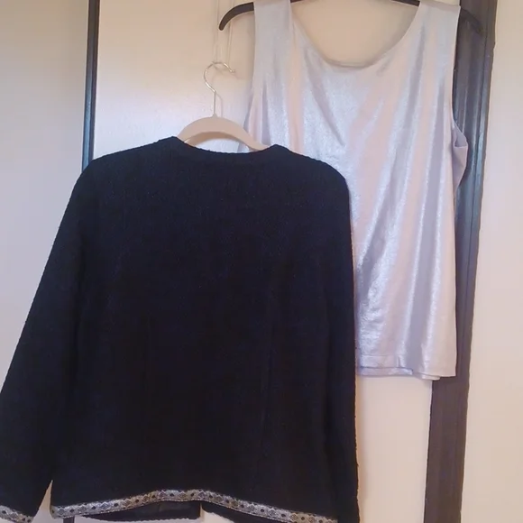 Chicos Addition formal jacket and tank - Picture 2 of 13